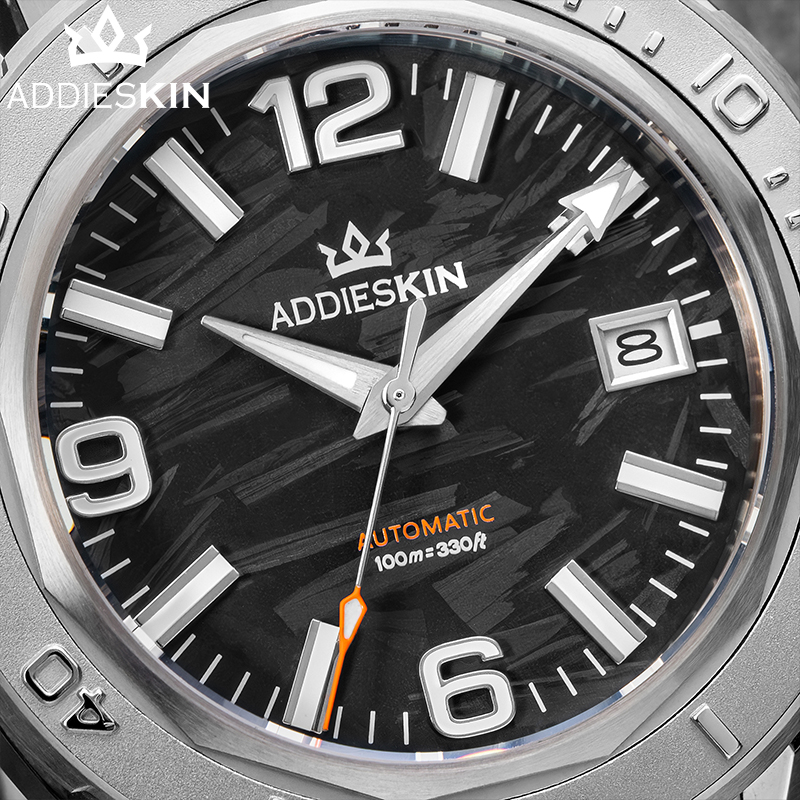 Watch Display Storage Box Carbon Fiber - AddiesKin Miyota9015 Mechanical Men Watch Automatic