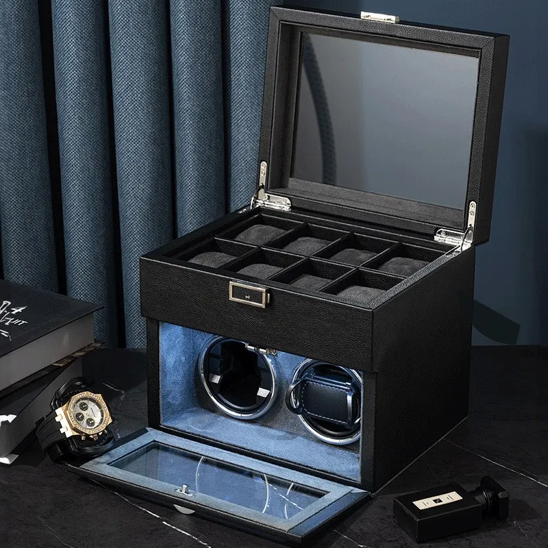 Watch Display Storage Box Carbon Fiber - for New Watch Winder Box Mechanical