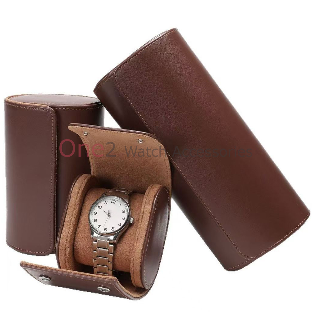 Watch Travel Roll Case 3 Slots Leather - Luxury PU Leather Watch Case Watch