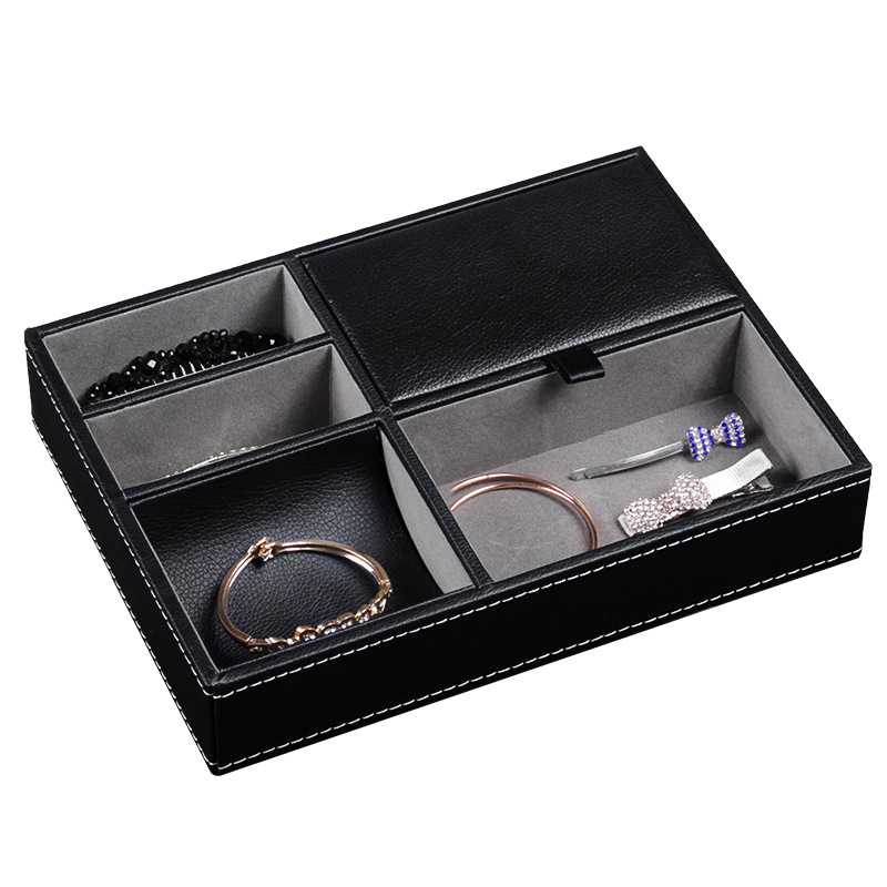 Men's Valet Tray Desktop PU Le - Valet Tray Nightstand Organizer Leather 评论和价格