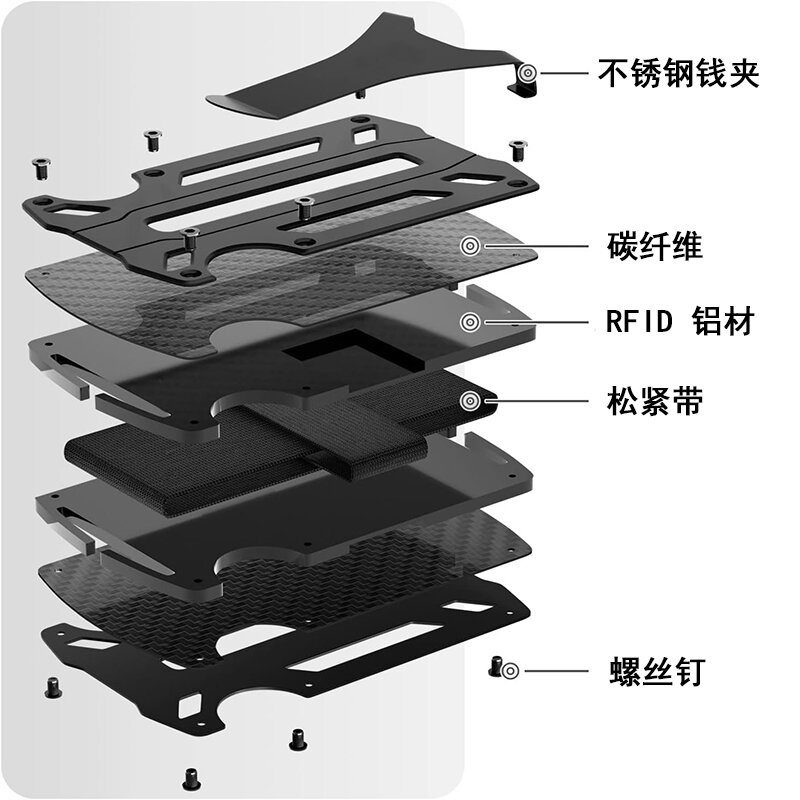 Metal Wallet Air Tag for Men M - Money Clip Minimalist Rfid Blocking 评论和价格