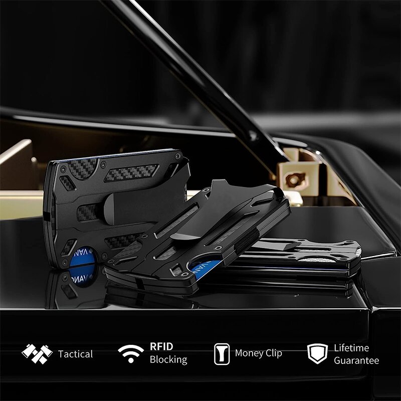 Metal Wallet Air Tag for Men M - Money Clip Minimalist Rfid Blocking 评论和价格