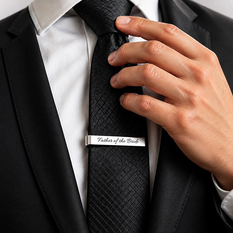 Stainless Steel Cufflinks and  - Tie Clip Bar Set Stainless Steel 评论和价格