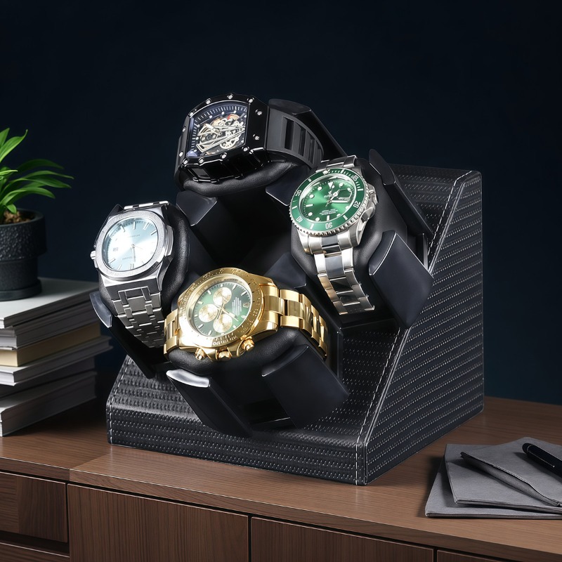 3 4 Slot Silent Automatic Watc - Watch Winder 4 Watches Automatic Silent 评论和价格
