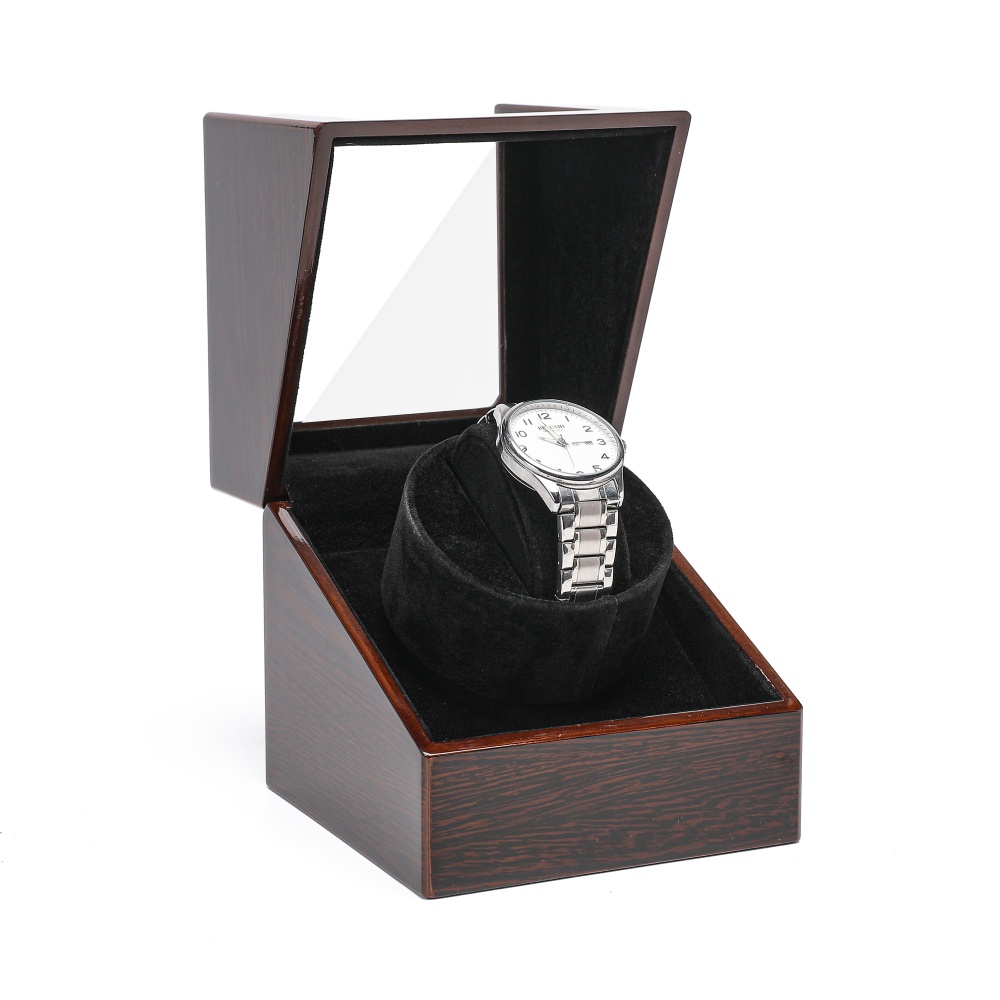 Embers Luxry Wooden Watch Box  - Single Watch Winder Battery Operated 评论和价格