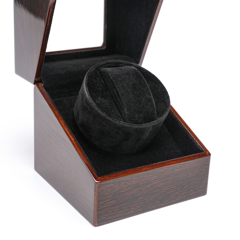 Embers Luxry Wooden Watch Box  - Single Watch Winder Battery Operated 评论和价格