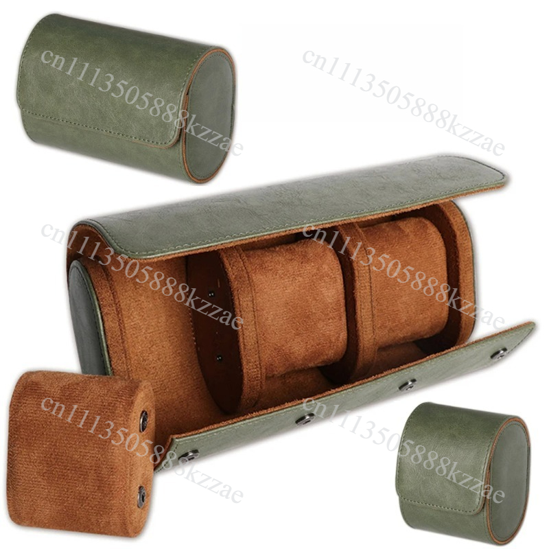 For Men Women Leather Watch Ro - Watch Travel Roll Case 3 Slots Leather 评论和价格