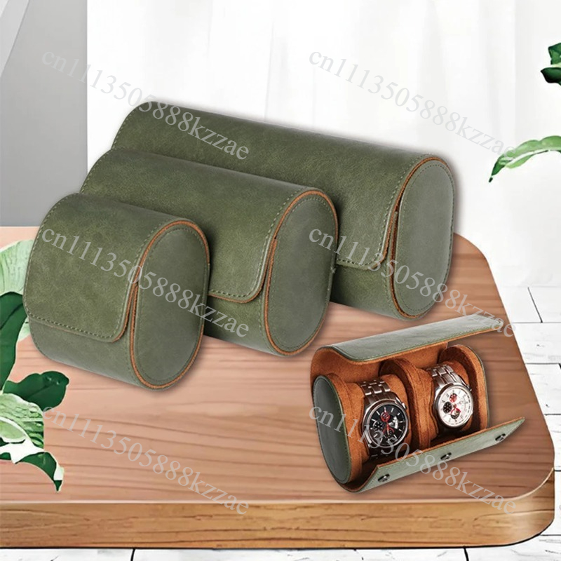 For Men Women Leather Watch Ro - Watch Travel Roll Case 3 Slots Leather 评论和价格