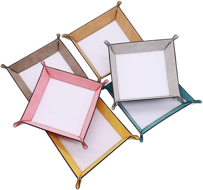 10 Pack Sublimation Blanks Val - Valet Tray Nightstand Organizer Leather 评论和价格