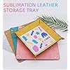 10 Pack Sublimation Blanks Val - Valet Tray Nightstand Organizer Leather 评论和价格