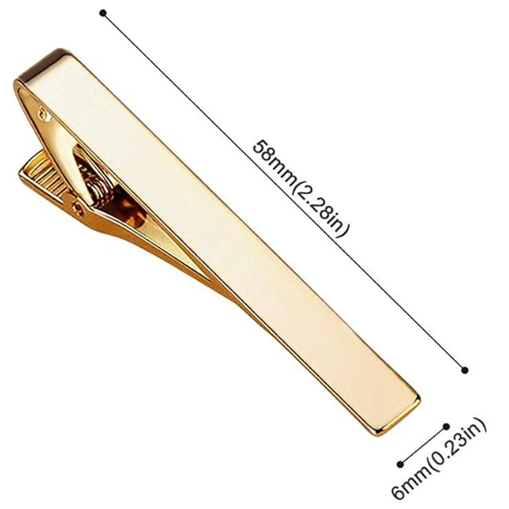 1 or 3 Pack Tie Clips for Men  - Tie Clip Bar Set Stainless Steel 评论和价格