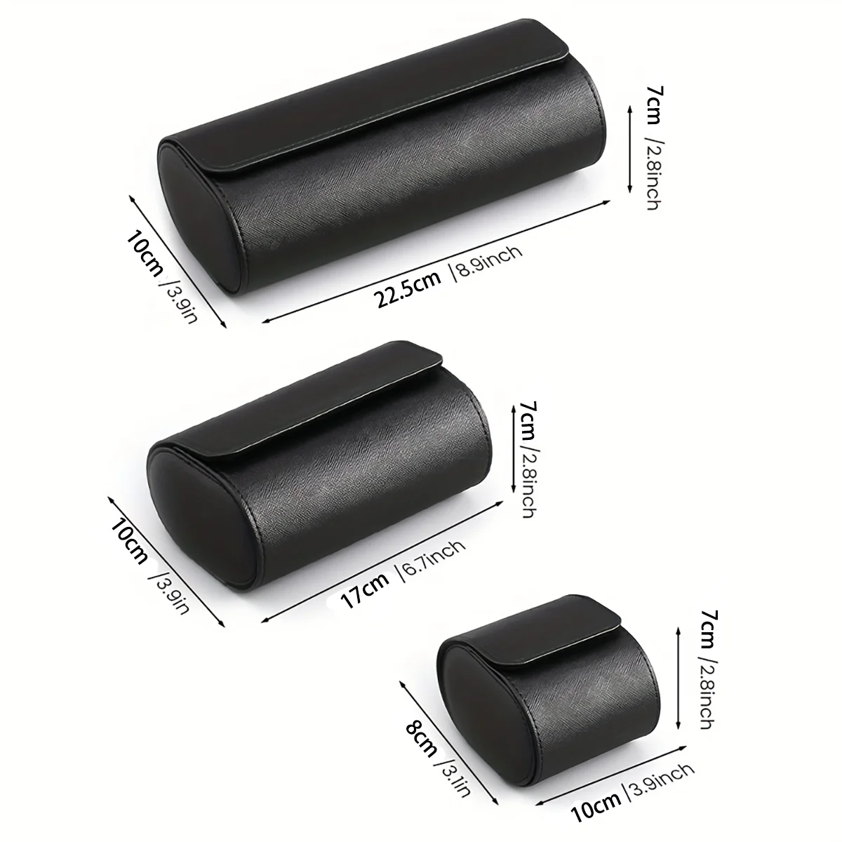 1/2/3 Slots Watch Roll Travel  - Watch Travel Roll Case 3 Slots Leather 评论和价格