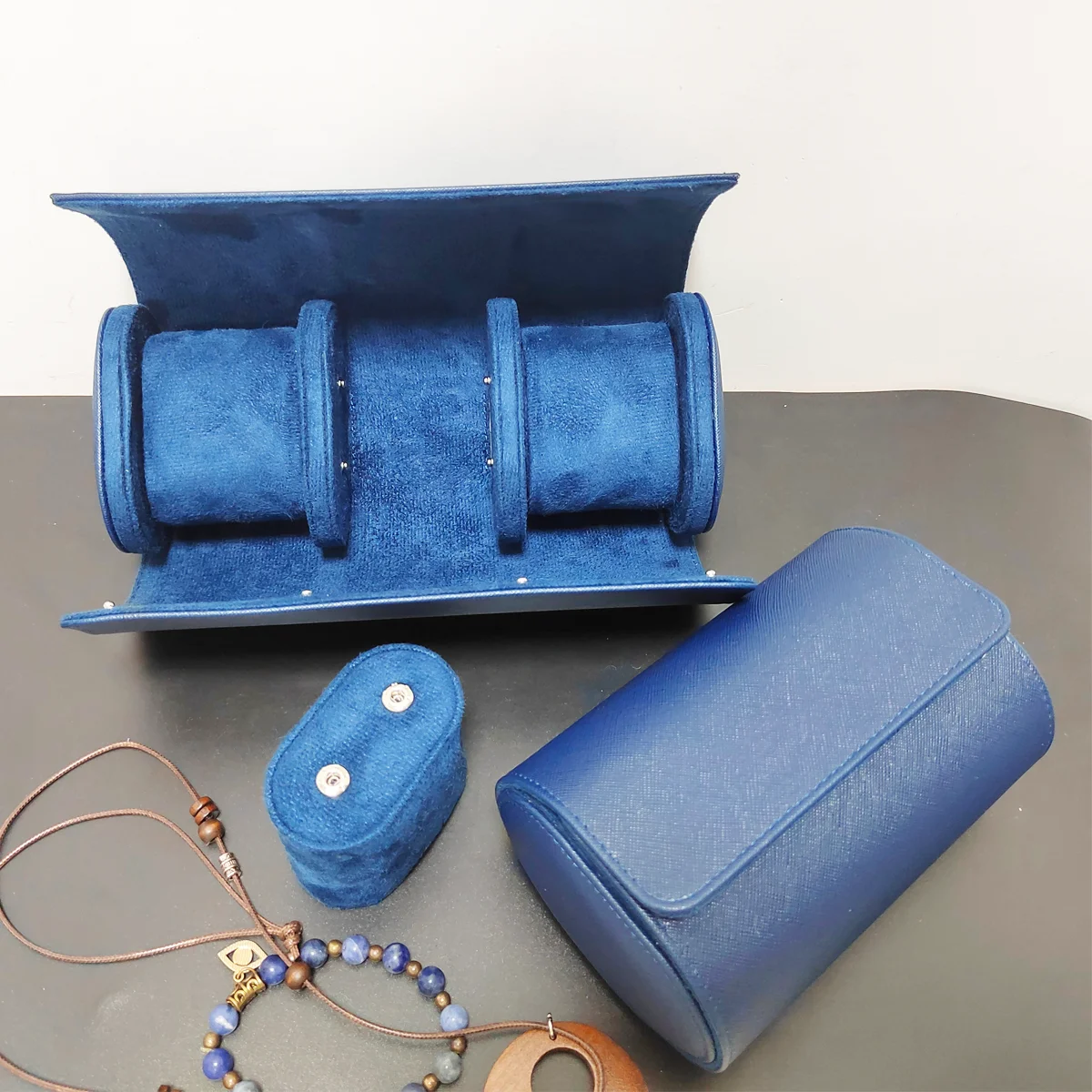 1/2/3 Slots Watch Roll Travel  - Watch Travel Roll Case 3 Slots Leather 评论和价格