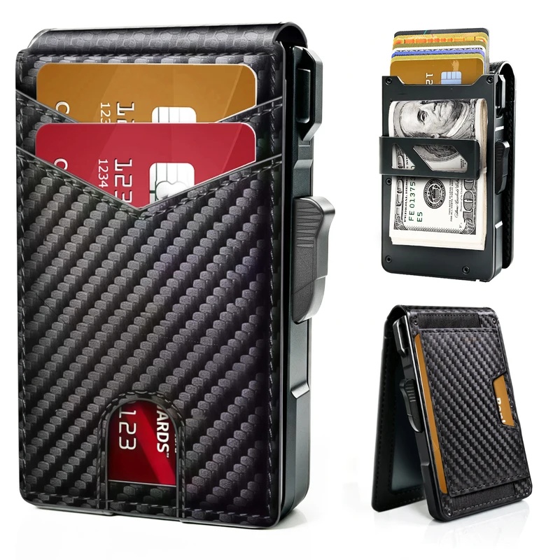 Men's Minimalist RFID Blocking - Money Clip Minimalist Rfid Blocking 评论和价格