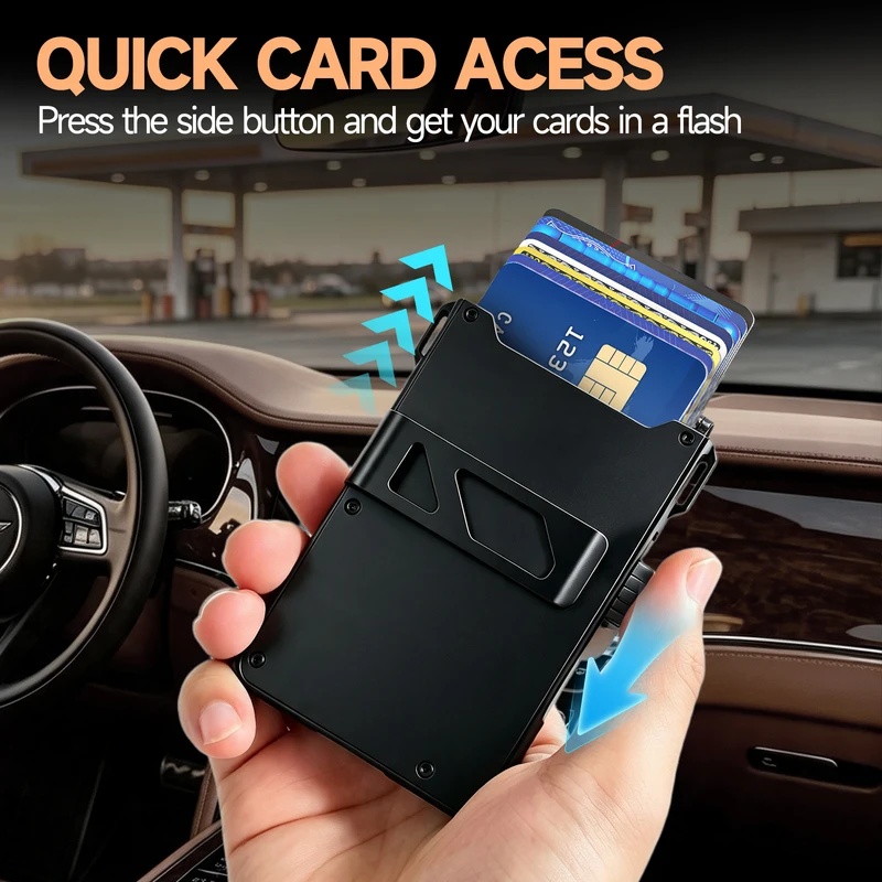 Men's Minimalist RFID Blocking - Money Clip Minimalist Rfid Blocking 评论和价格