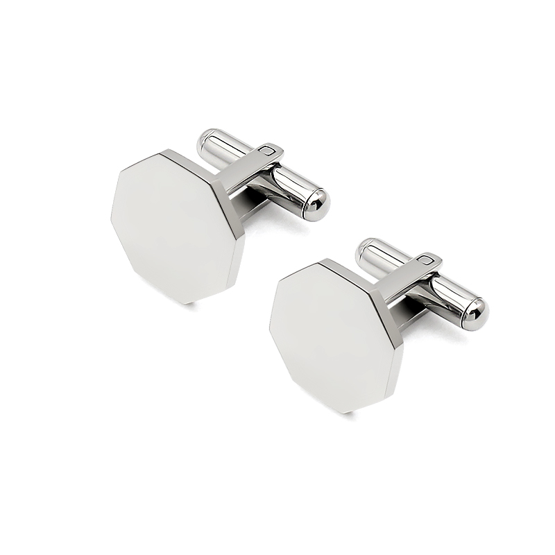 Luxury Unique Pentagonal Cuffl - Cufflinks Men Stainless Steel Luxury 评论和价格