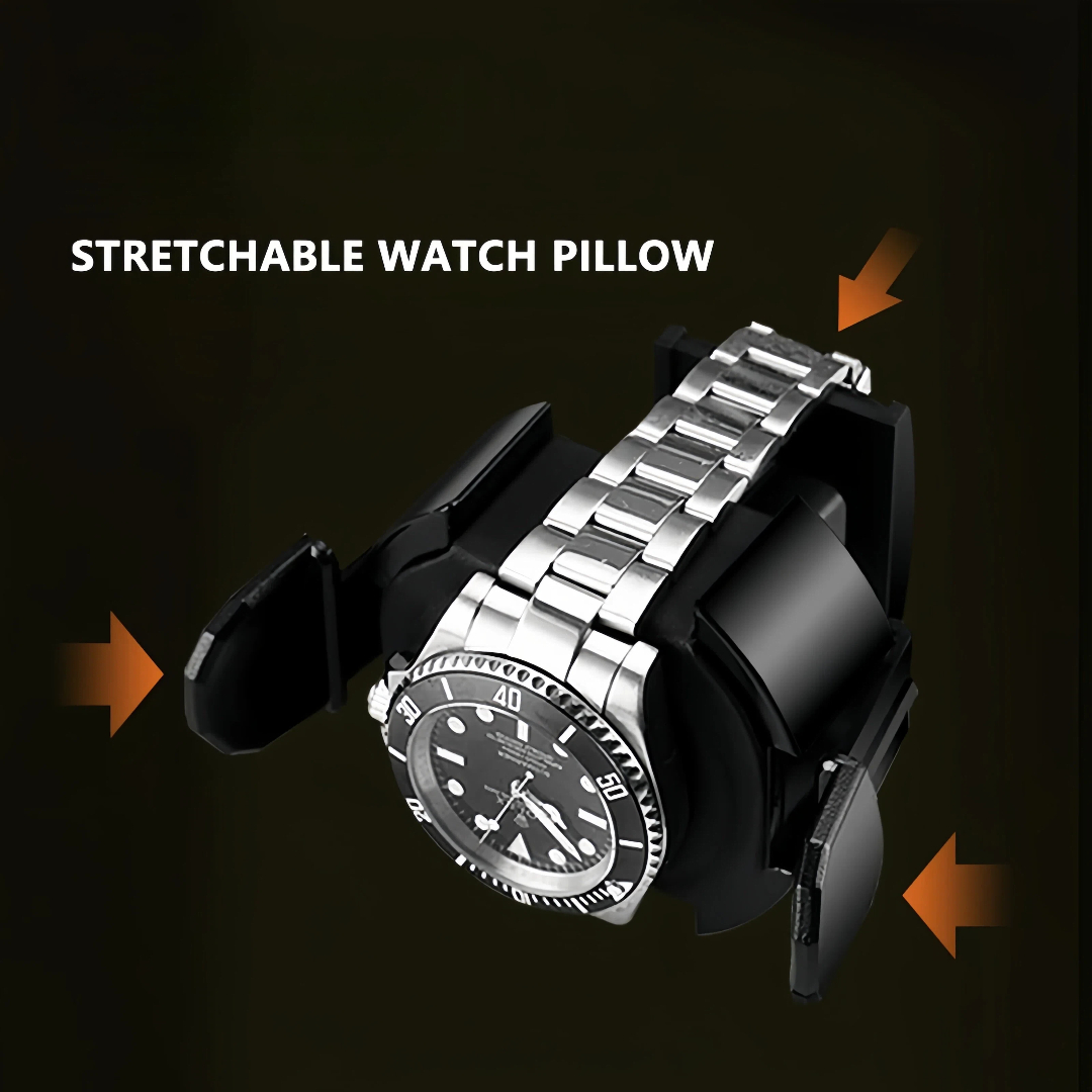 Luxury PU Leather Watch with H - Watch Winder 4 Watches Automatic Silent 评论和价格