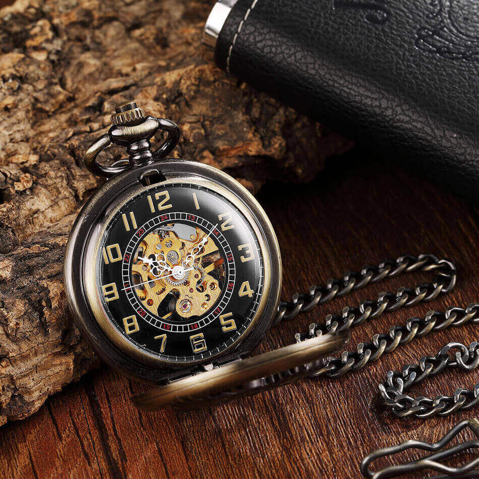 Vintage Fantasy Pegasus Horse  - Pocket Watch Mechanical Skeleton Vintage 评论和价格