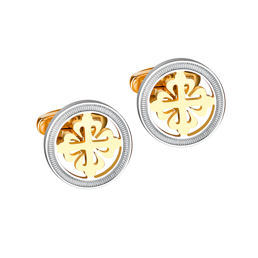 SAVOYSHI Luxury Hollow Iris Fl - Cufflinks Men Stainless Steel Luxury 评论和价格
