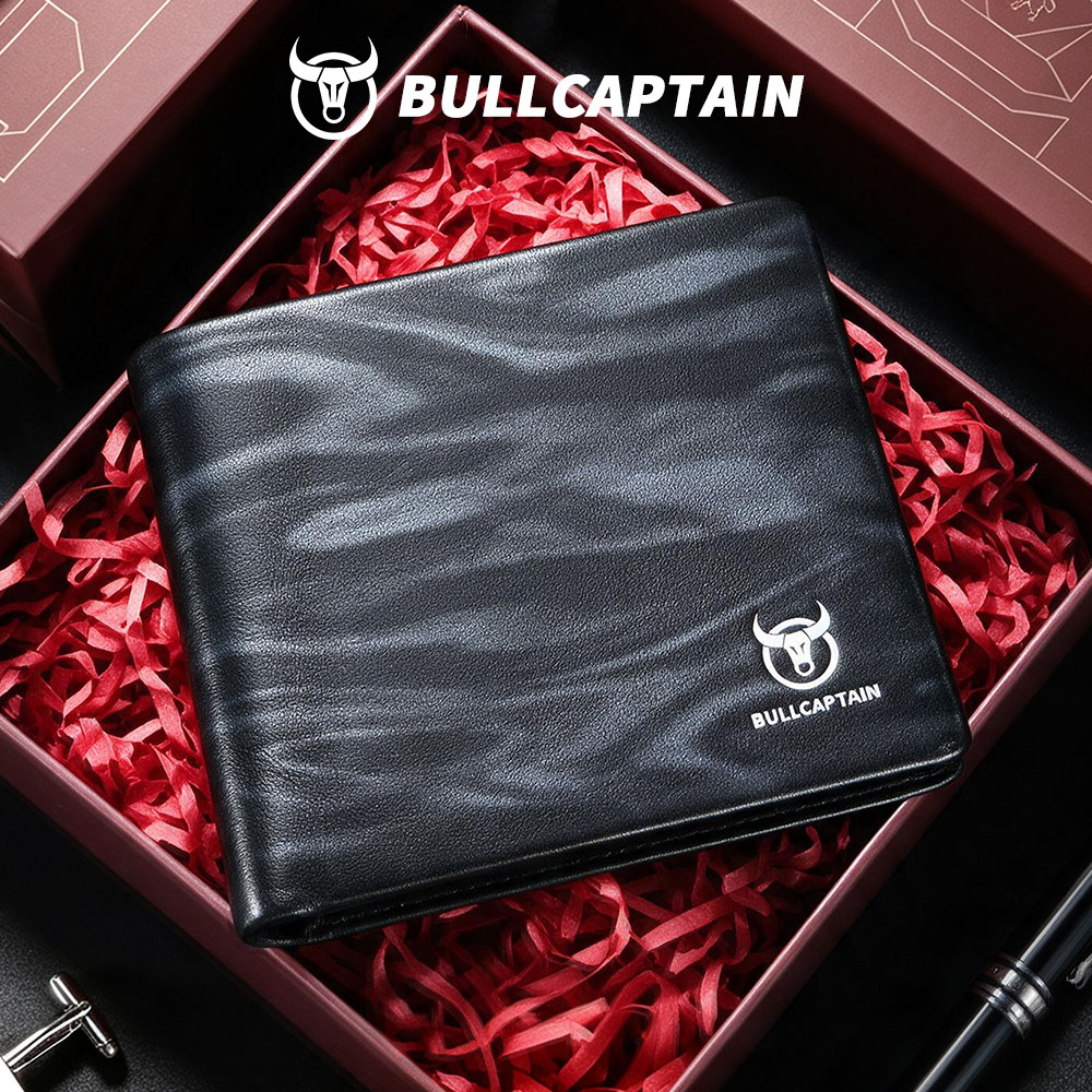 BULLCAPTAIN Slim Leather Walle - Money Clip Minimalist Rfid Blocking 评论和价格