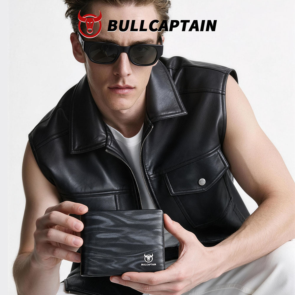 BULLCAPTAIN Slim Leather Walle - Money Clip Minimalist Rfid Blocking 评论和价格