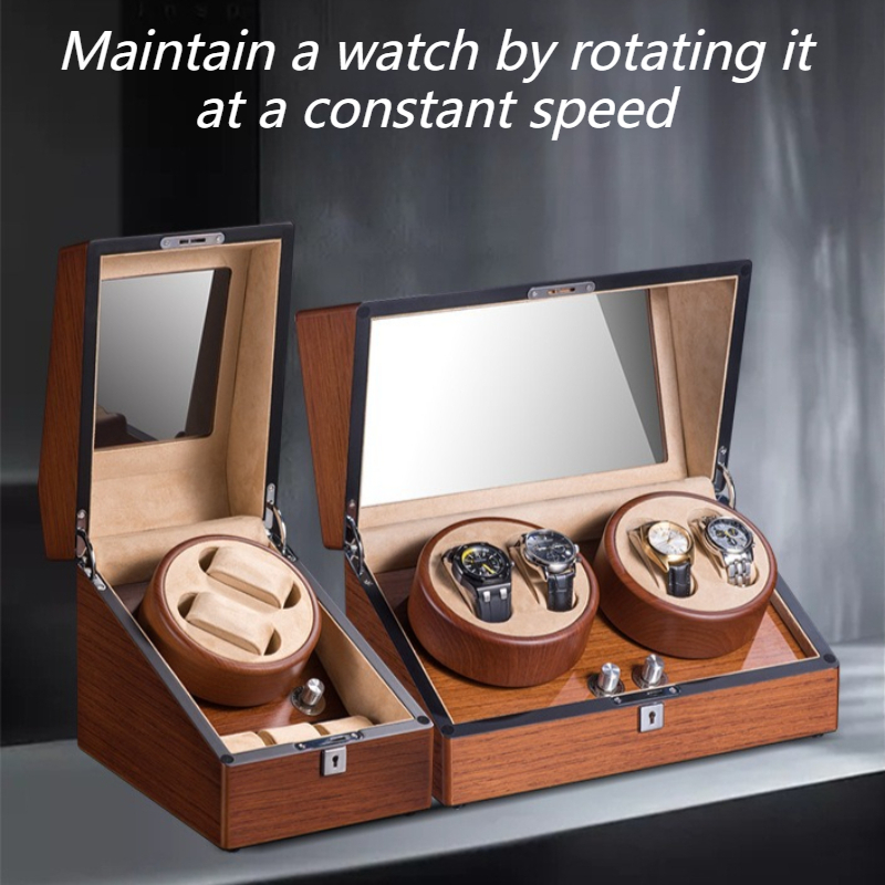 Automatic Watch Winders Wooden - Watch Winder 4 Watches Automatic Silent 评论和价格