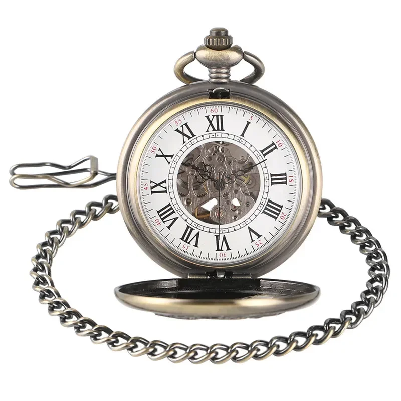 Retro Kylin Skeleton Men's Poc - Pocket Watch Mechanical Skeleton Vintage 评论和价格