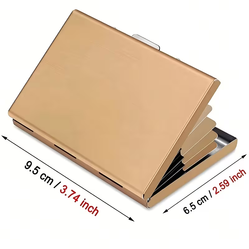 1Pc Customizable Name Engraved - Money Clip Minimalist Rfid Blocking 评论和价格