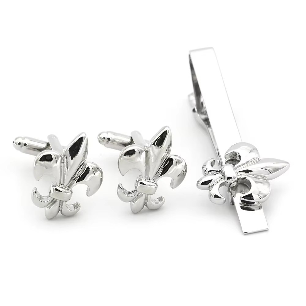 High Quality Cuff Tie Clip Set - Tie Clip Bar Set Stainless Steel 评论和价格
