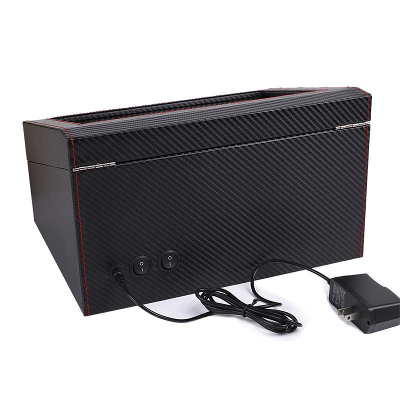 Leather Watch Winders 4 Slot M - Watch Display Storage Box Carbon Fiber 评论和价格