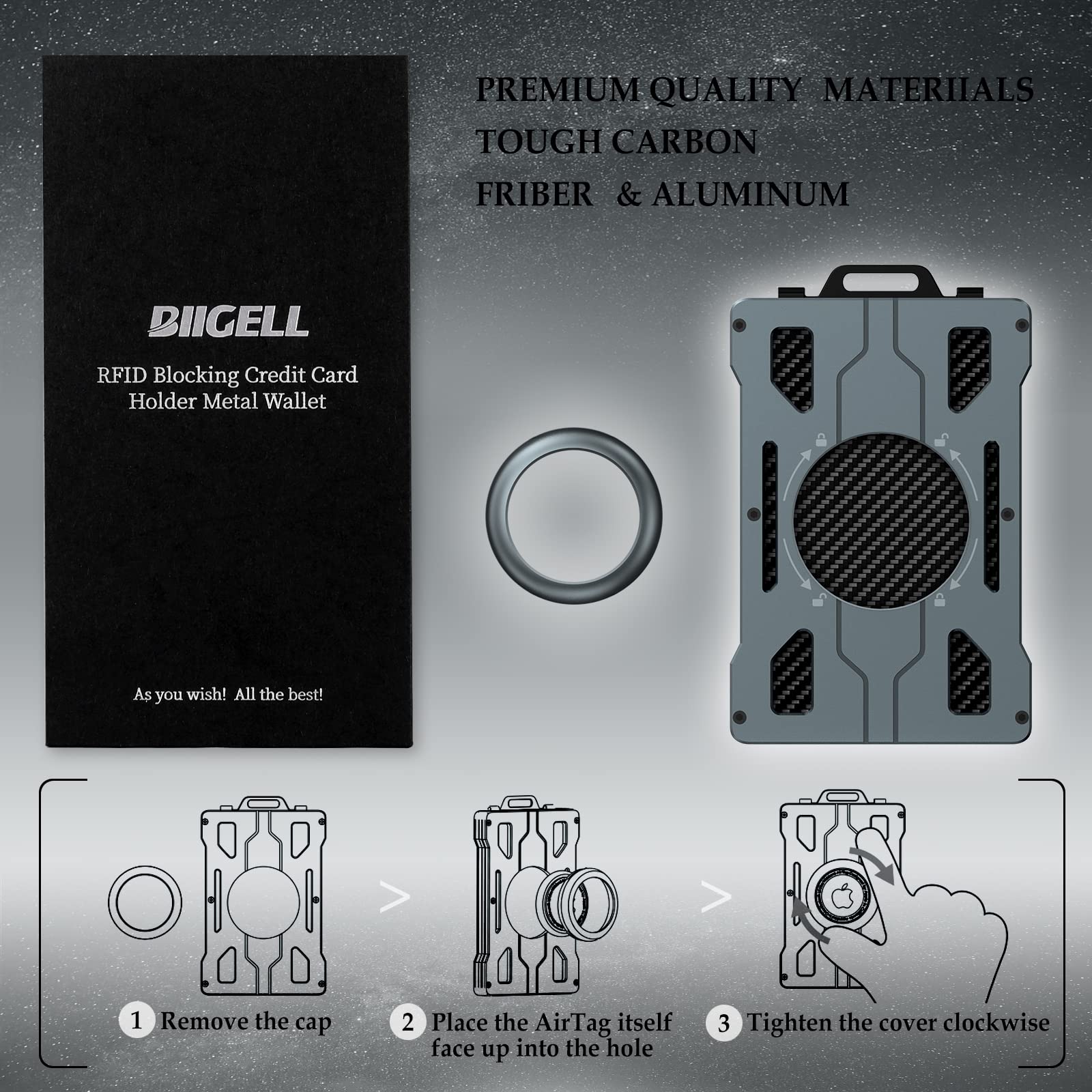 Air Tag Wallet for Men, Minima - Money Clip Minimalist Rfid Blocking 评论和价格