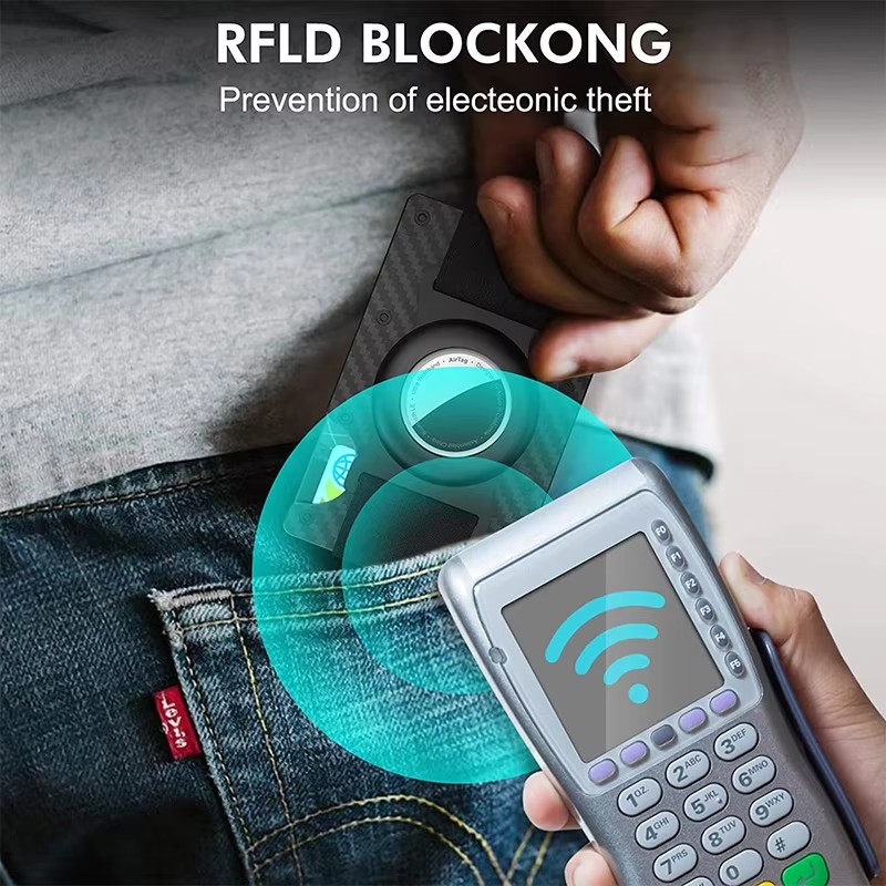 Aluminum Minimalist Wallet RFI - Money Clip Minimalist Rfid Blocking 评论和价格