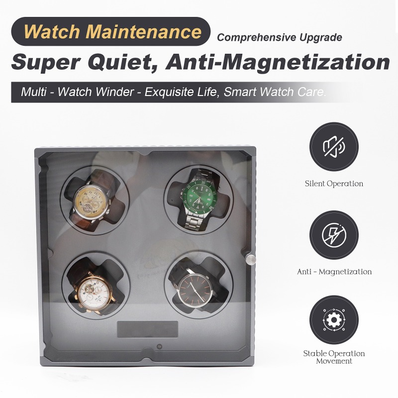4 Slot Watch Winders Automatic - Watch Winder 4 Watches Automatic Silent 评论和价格