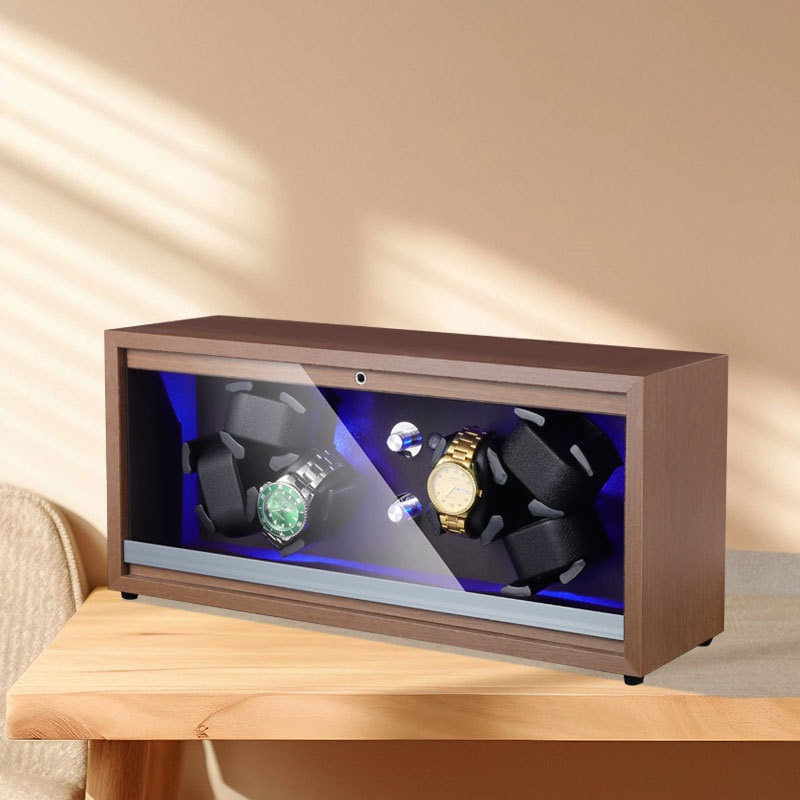 Wooden Watch Winders Silent An - Watch Winder 4 Watches Automatic Silent 评论和价格