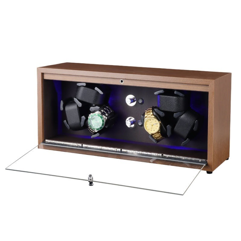 Wooden Watch Winders Silent An - Watch Winder 4 Watches Automatic Silent 评论和价格