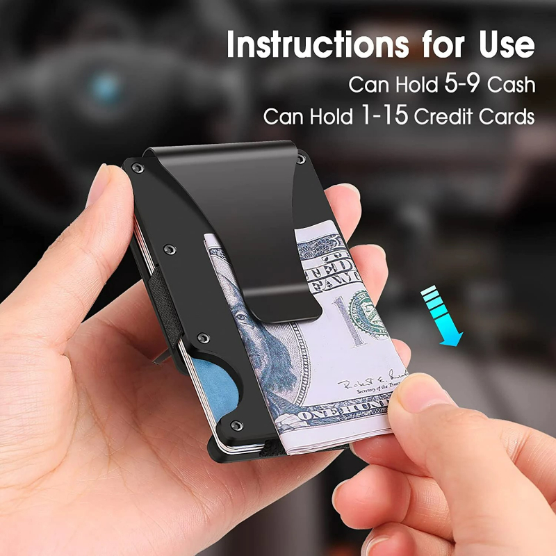 Minimalist Slim RFID Blocking  - Money Clip Minimalist Rfid Blocking 评论和价格