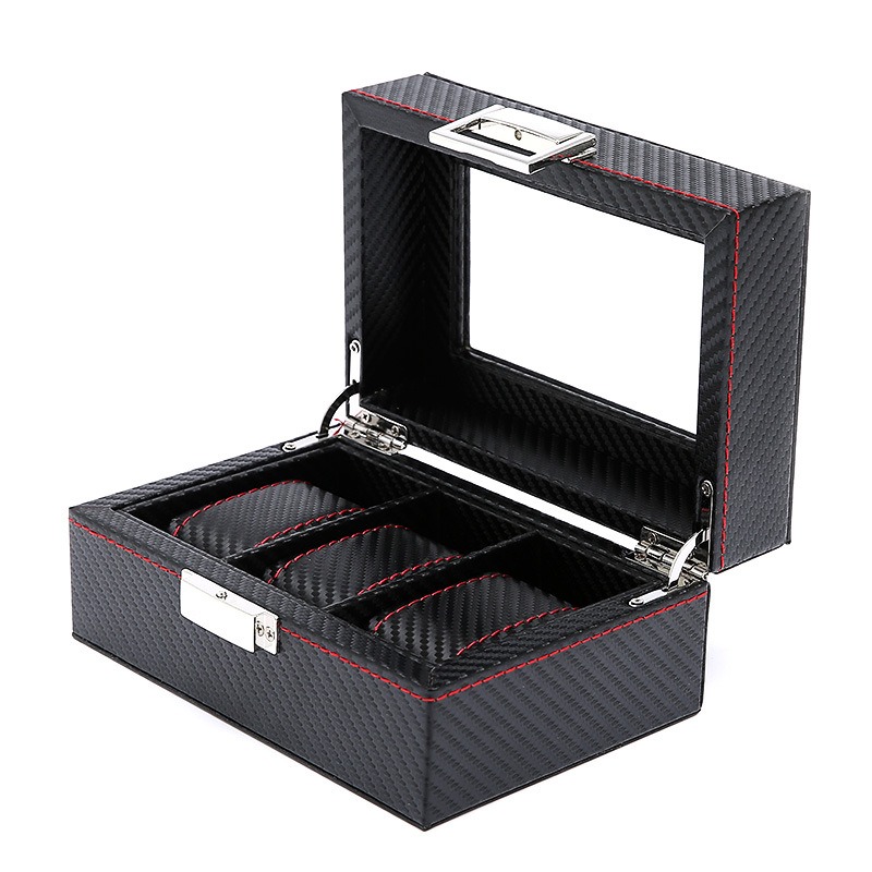 Carbon Fiber Watch Display Box - Watch Display Storage Box Carbon Fiber 评论和价格