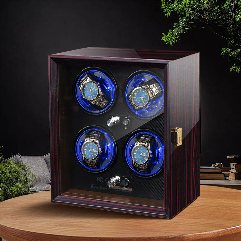 Luxury Watch Winder 4 Watches  - Watch Winder 4 Watches Automatic Silent 评论和价格