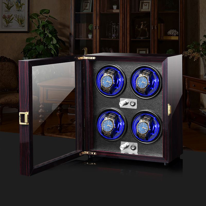 Luxury Watch Winder 4 Watches  - Watch Winder 4 Watches Automatic Silent 评论和价格
