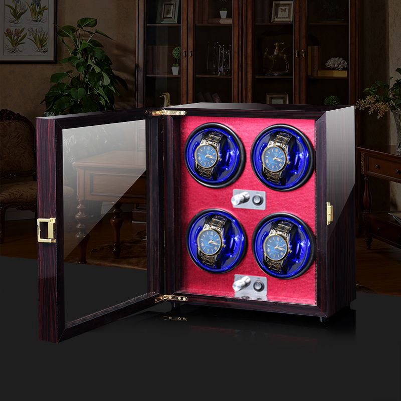 Luxury Watch Winder 4 Watches  - Watch Winder 4 Watches Automatic Silent 评论和价格