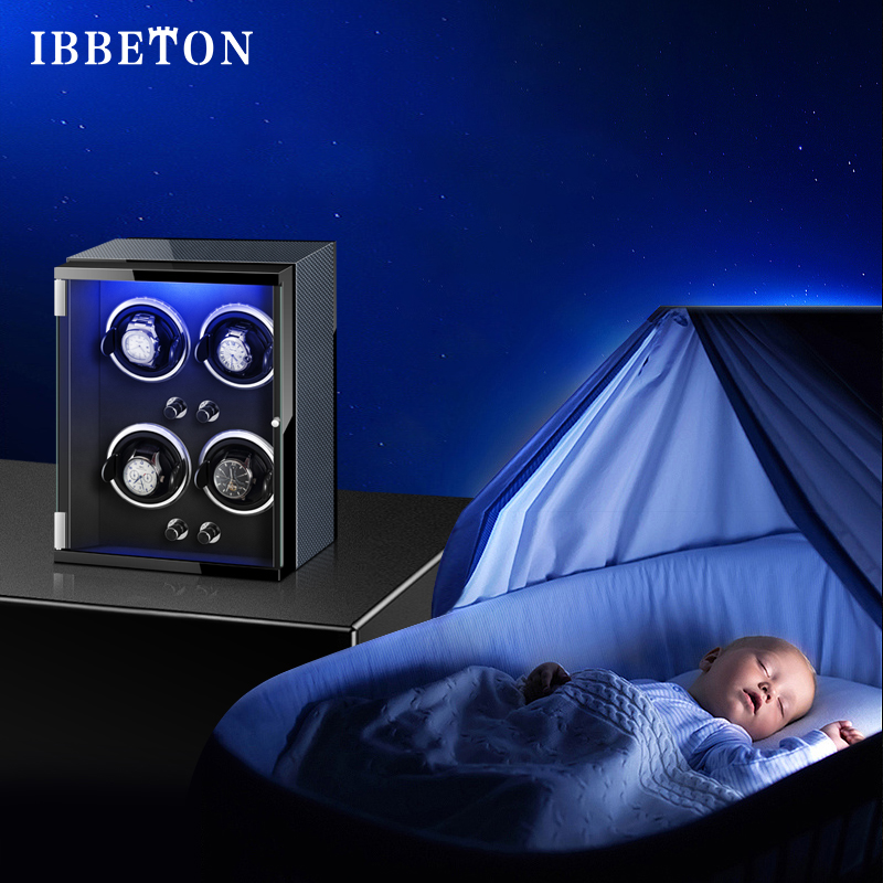 IBBETON 2/3/4/6/9 slots Watch  - Watch Winder 4 Watches Automatic Silent 评论和价格
