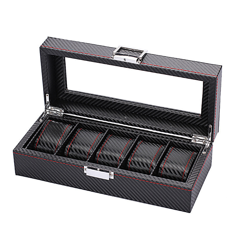WellZone Fashion Style 5/6/10/ - Watch Display Storage Box Carbon Fiber 评论和价格