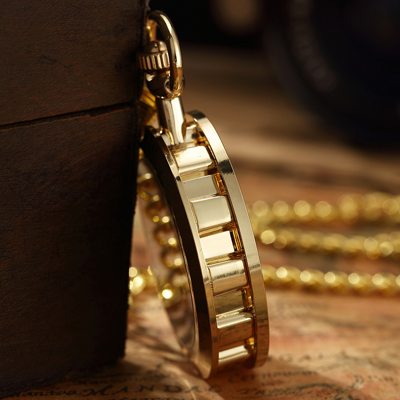 Vintage Watch Necklace Steampu - Pocket Watch Mechanical Skeleton Vintage 评论和价格