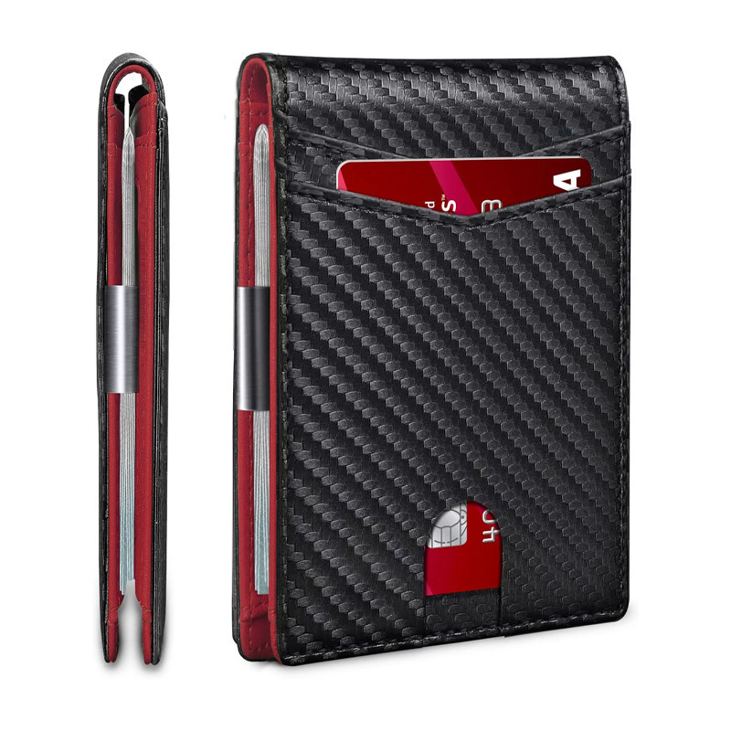 Ultra Thin RFID Blocking Walle - Money Clip Minimalist Rfid Blocking 评论和价格