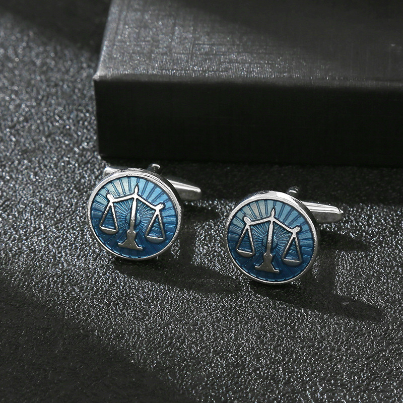 New Product Exquisite Round Bl - Cufflinks Men Stainless Steel Luxury 评论和价格