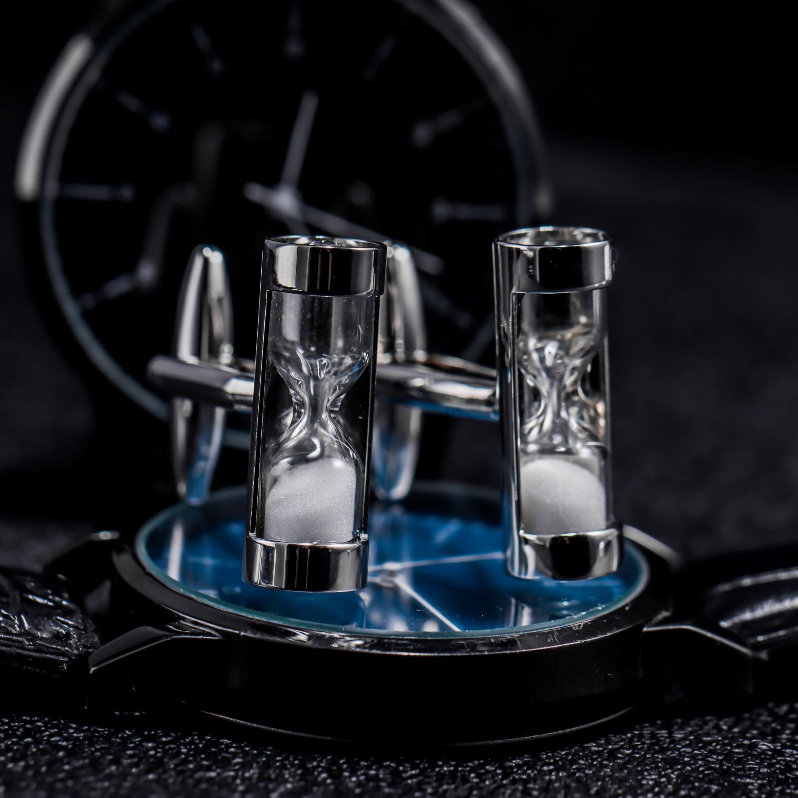 Hawson Men's Hourglass Cufflin - Cufflinks Men Stainless Steel Luxury 评论和价格